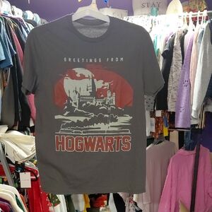 Hogwarts Greetings Gray T-Shirt